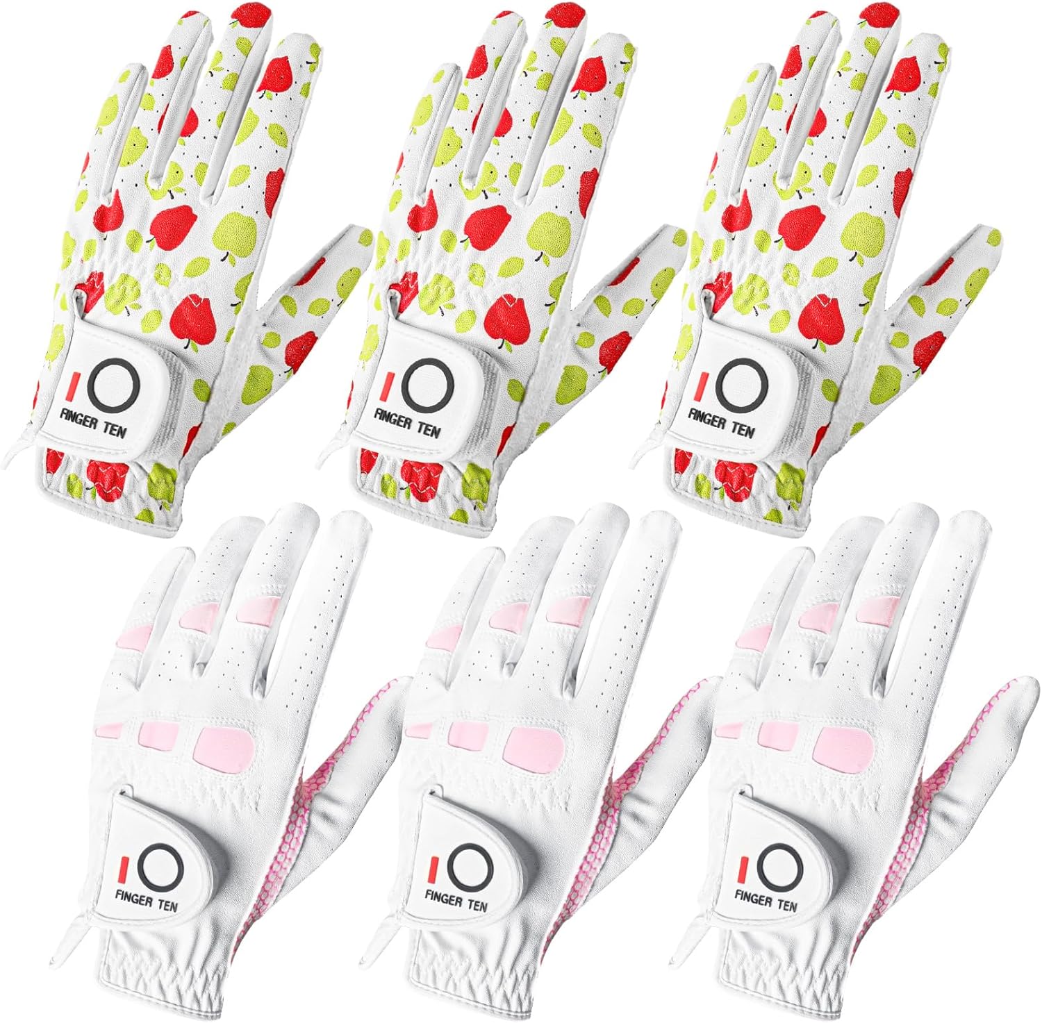 FINGER TEN Womens Golf Gloves for All Weather Performance