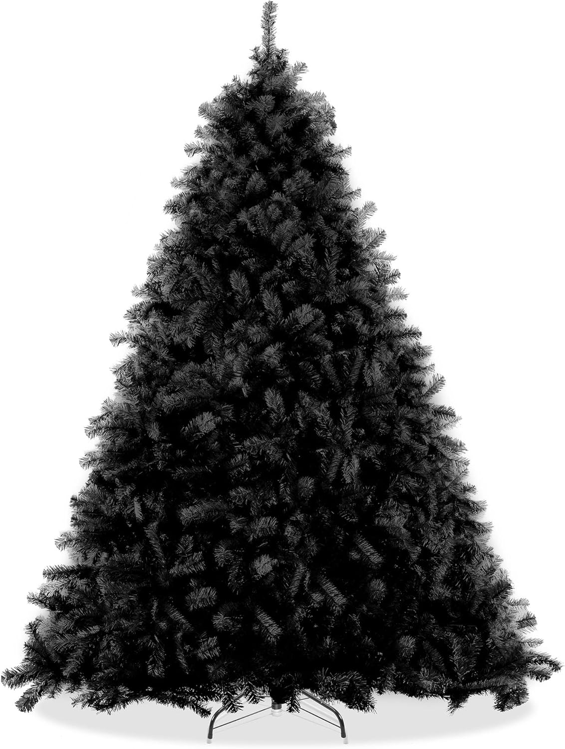 7.5FT Black Spruce Artificial Christmas Tree with Metal Stand