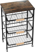 4-Layer Fruit Basket Kitchen Food Organizer Rack - Stackable 4-Layer