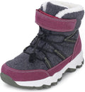 Boys Girls Wool Lining Snow Boots Winter Walking Boots - Warm