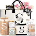 Birthday Gifts for Women Monogrammed Tote Set - Personalized Gift any