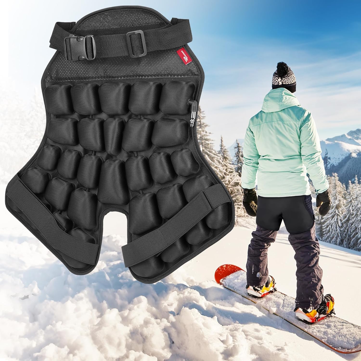 Snowboard Butt Pad - Impact Protection for All