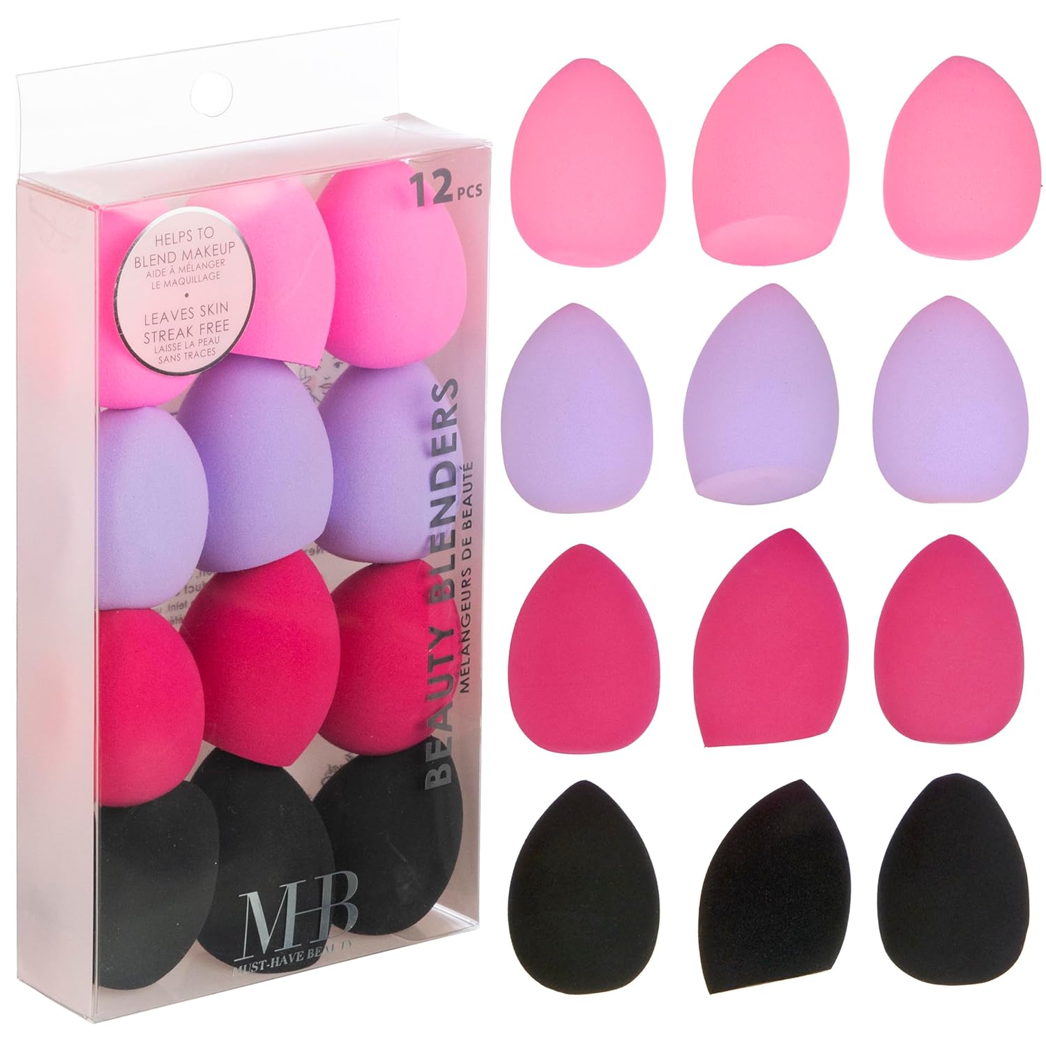 Expressions 12pc Beauty Blenders Set - Flawless Makeup Application
