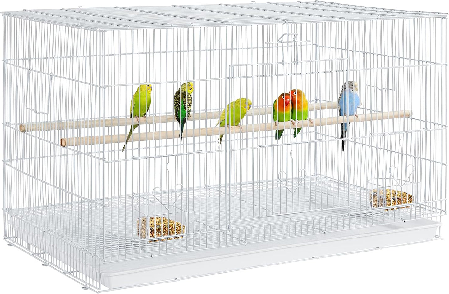 Spacious 30 Flight Bird Cage for Small and Medium Birds