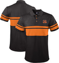 FOCO NFL Football Team Color Chest Stripe Polo Shirt Review