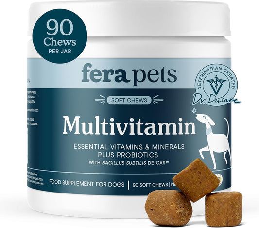 Fera Pets Dog Multivitamin Chews for Healthy Joints & Digestion
