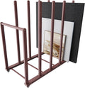 Art Storage Rack for 27 to 57 in Canvases - Mobile Beech Wood