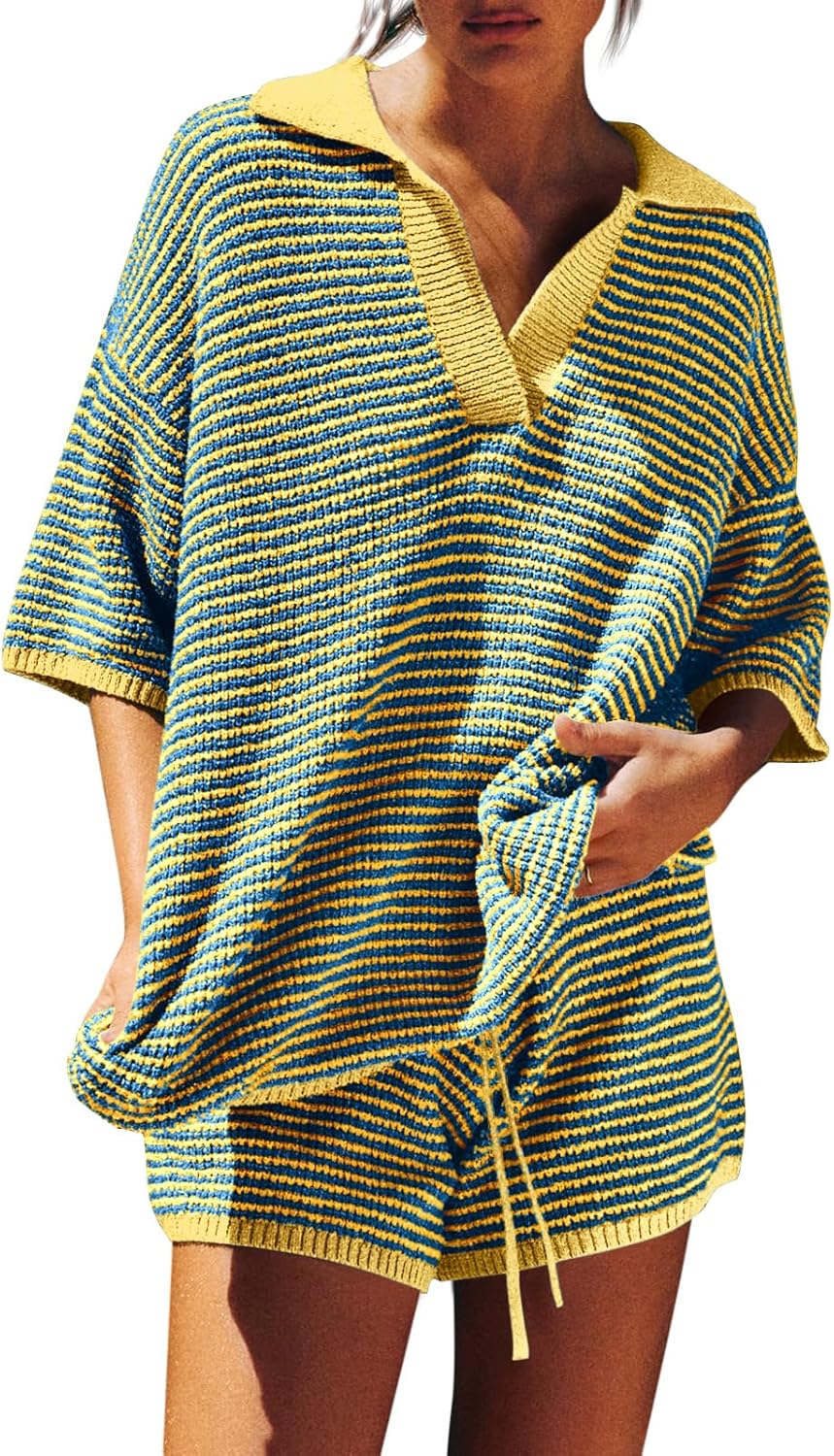 Tankaneo Womens Sweater Set 2 Piece Outfits for Comfort