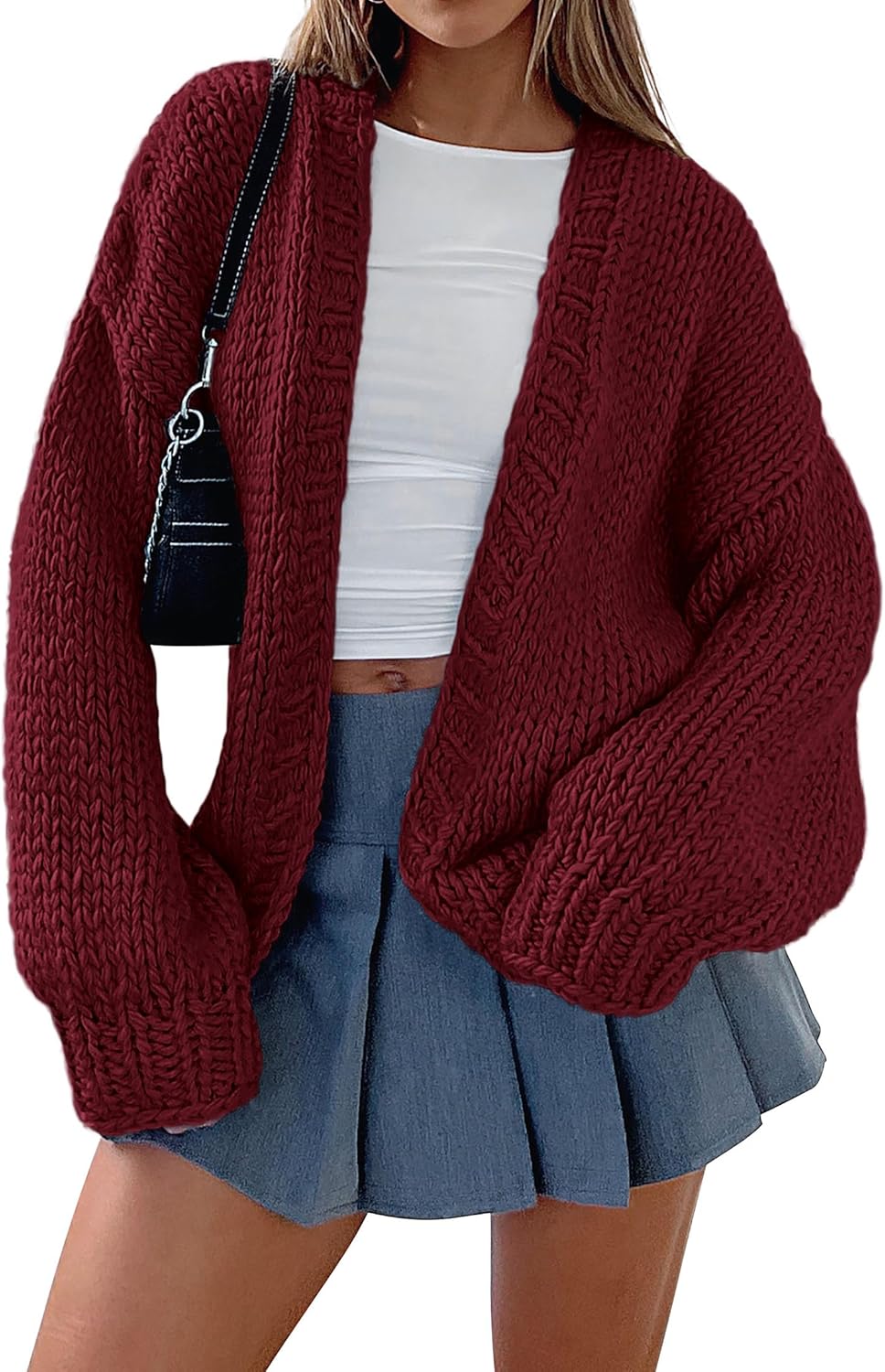 Trendy Chunky Knit Cardigans for Women by PRETTYGARDEN