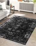 10 ft x 13 ft Black Ivory Area Rug - Sofia Collection Casino