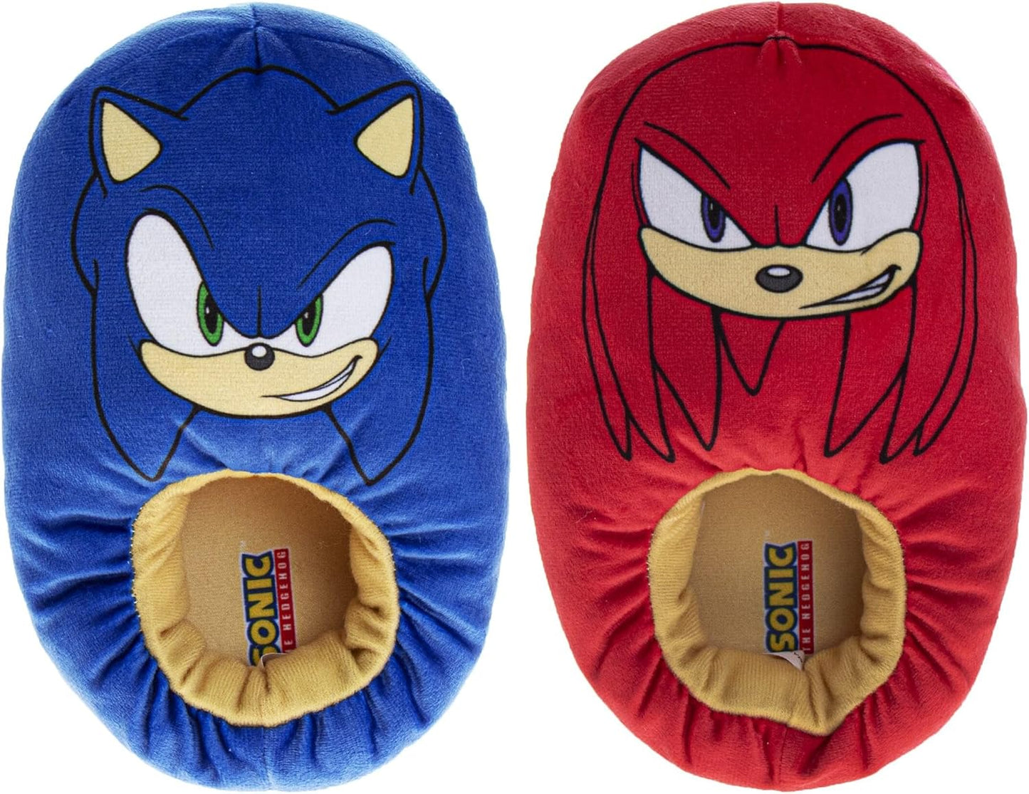 Sonic the Hedgehog 3D Slippers for Kids - Cozy Plush Shoes