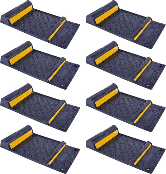 Heavy Duty Parking Guide Mat for Garage Vehicles - 8 Pack