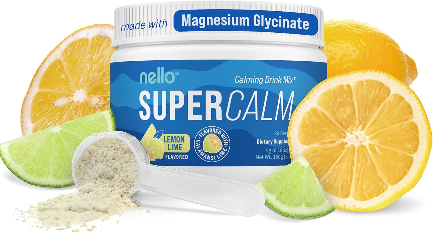 Nello Supercalm Powdered Drink Mix for Relaxation and Sleep
