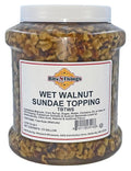 Bits N Things Wet Walnut Dessert Topping - Half Gallon for Desserts