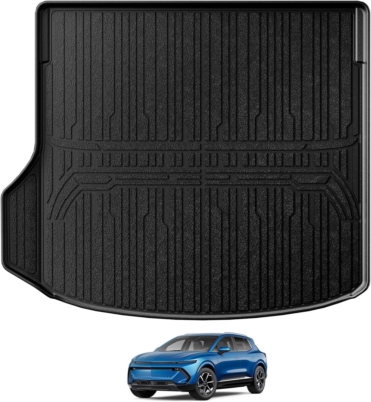 BestEvMod All Weather Liners Trunk Mat for Chevrolet Equinox EV