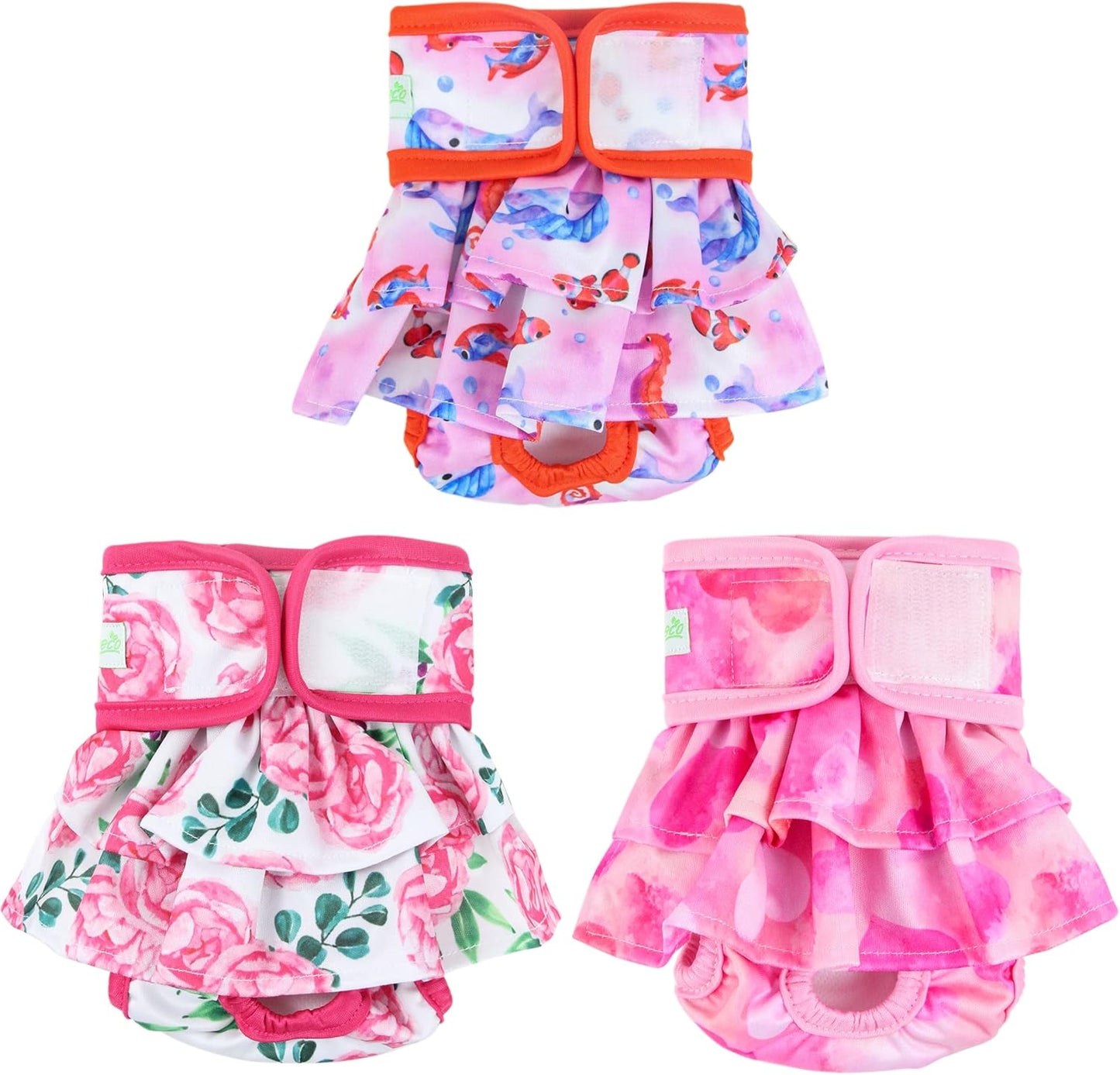 Wegreeco Washable Dog Diapers for Female Dogs in Heat, X-Large