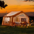 Inflatable Camping Tent 4/6/8/10/12 Person - Easy Setup, 4-Side Access