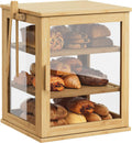 Bamboo Bread Box for Kitchen Countertop - Large 3-Layer Storage