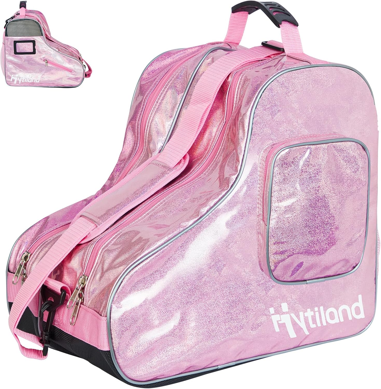 Stylish Holographic Roller Skate Bag for Women and Youth