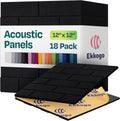 Acoustic Panels 18-Pack Soundproof Wall Panels 12in x 12in - Deep