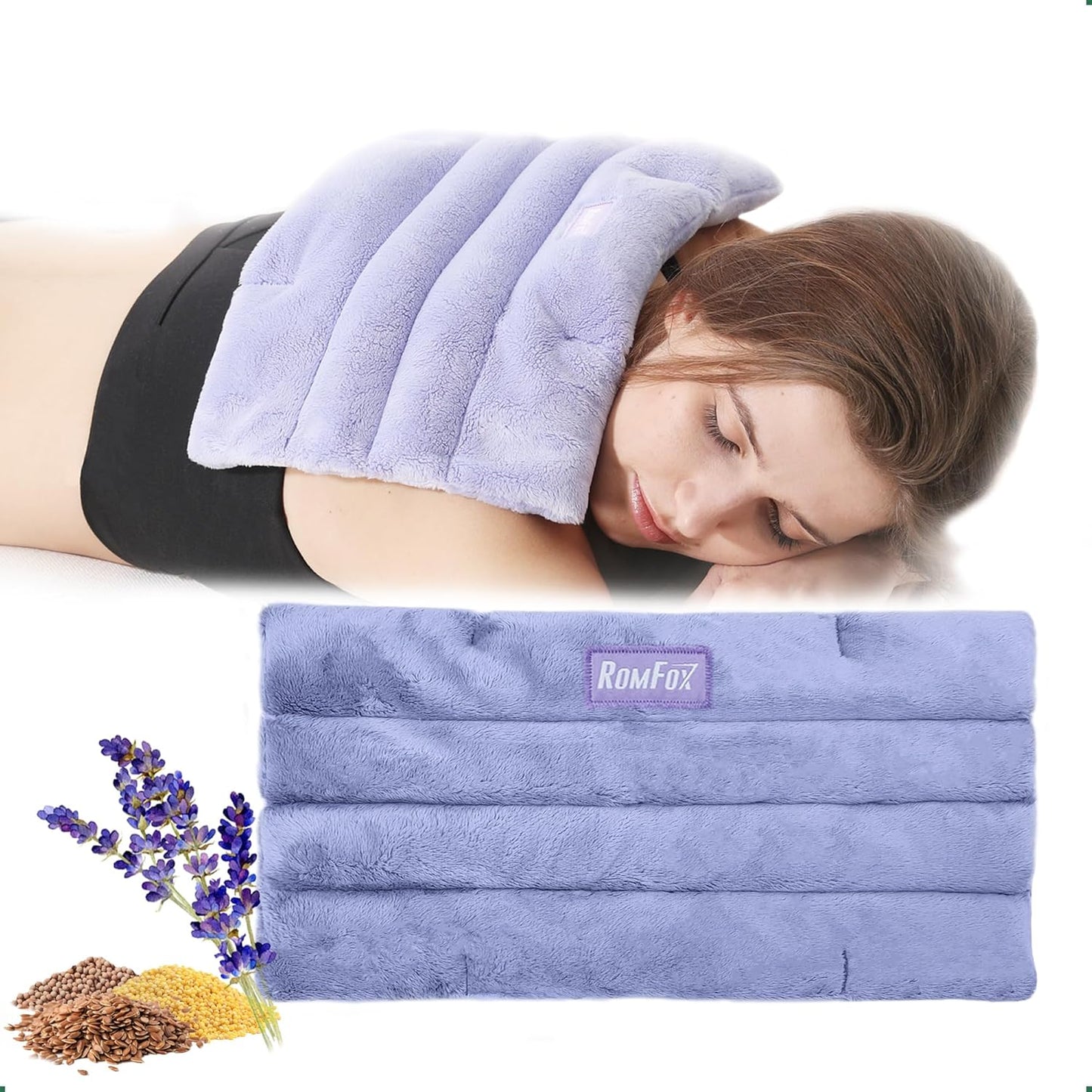 Romfox Lavender Heating Pad: Soothe Pain & Stress