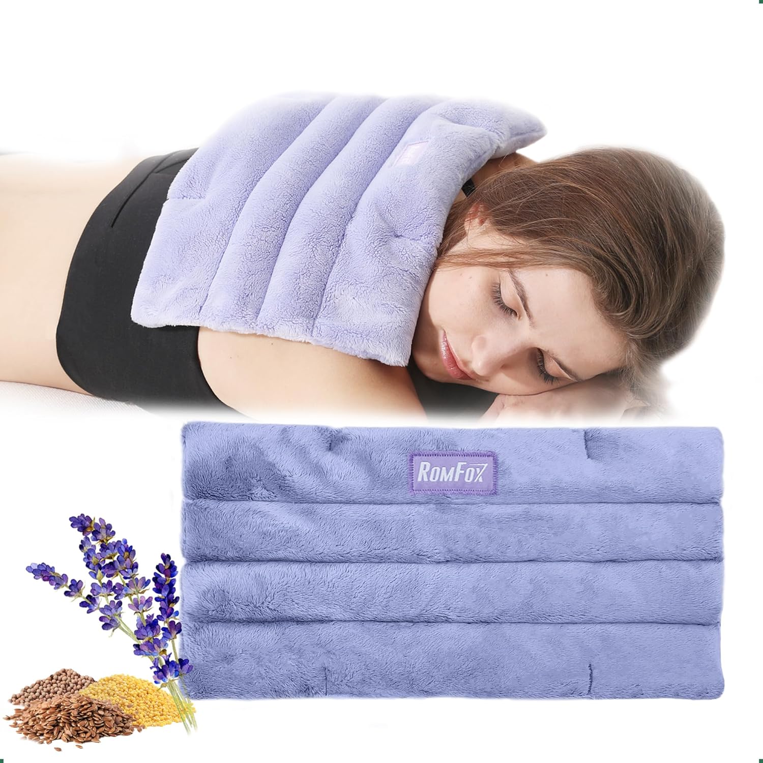 Romfox Lavender Heating Pad: Soothe Pain & Stress