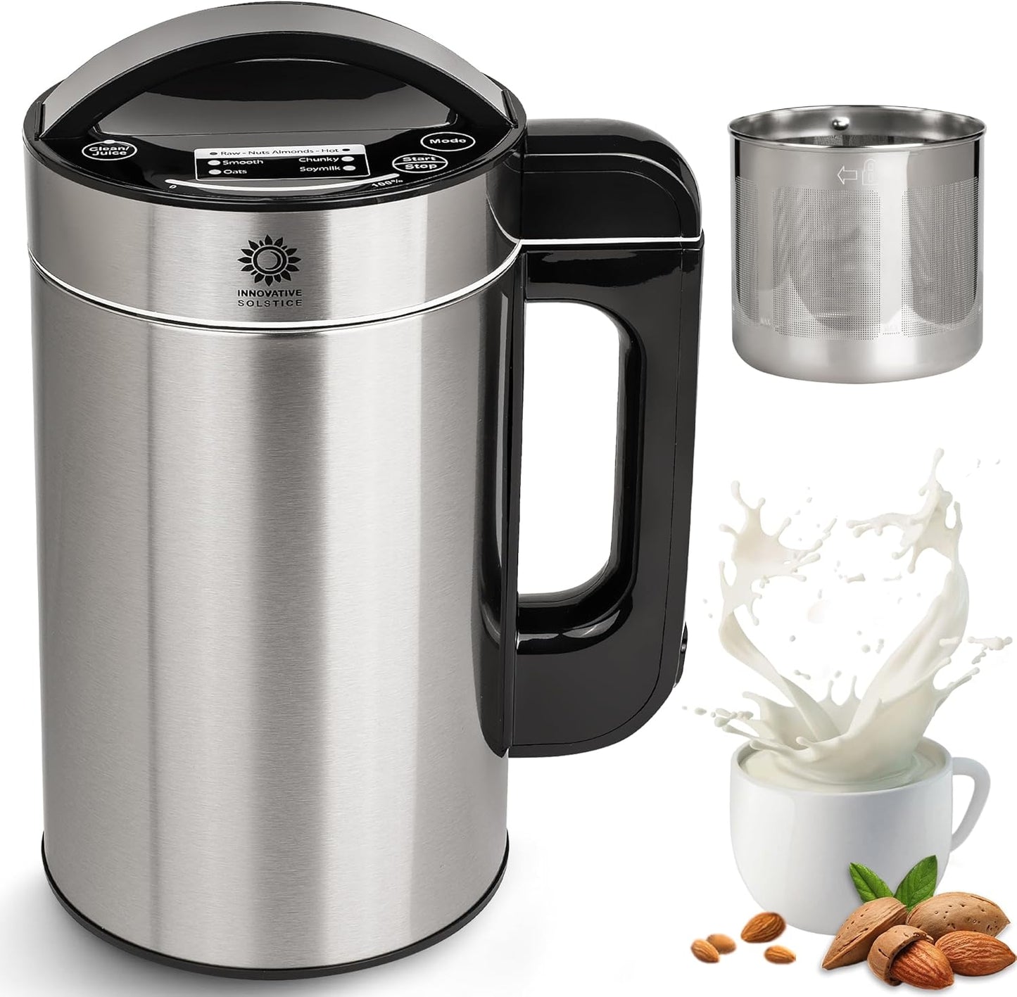 Instant Milk Maker for Variety: Almond, Soy, Oat