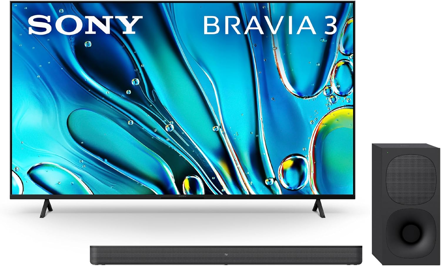 Sony 55 Inch 4K Ultra HD TV with Dolby Vision and Soundbar