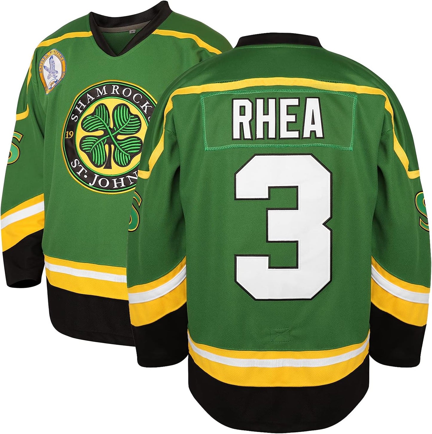 3 Ross The BOSS Rhea ST John's Shamrocks Stitched Hockey Jersey