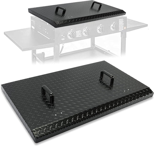 HECASA Griddle Hard Top Lid for 36 Inch Black Grill Cover