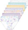 Girls 7 Pack Organic Cotton Briefs Gracie - Tagless Comfort