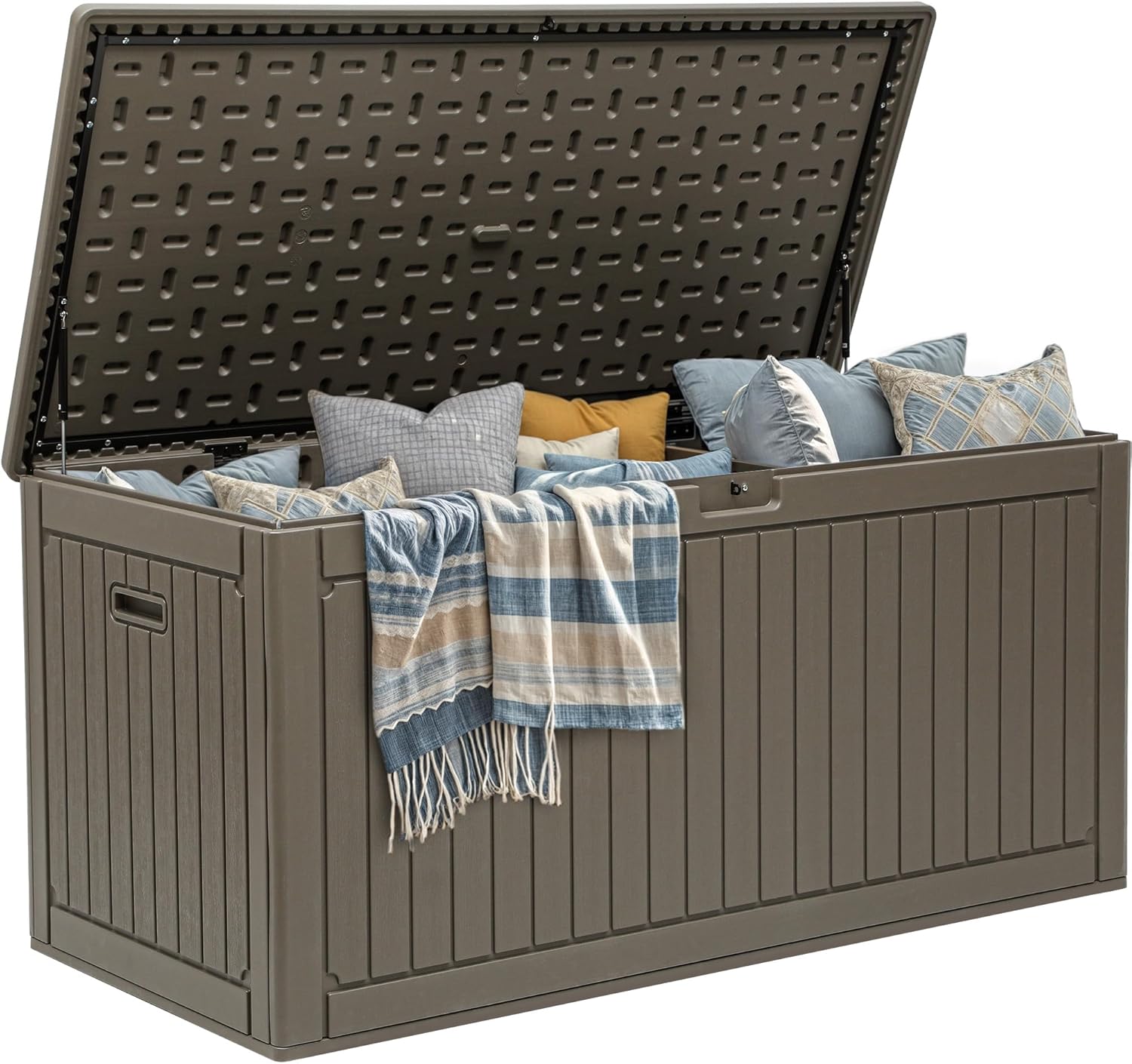 YITAHOME 260 Gallon Large Deck Box for Outdoor Storage Needs