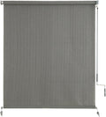 Outdoor Roller Shades Cordless Patio Roller Up Blinds 48in x 72in