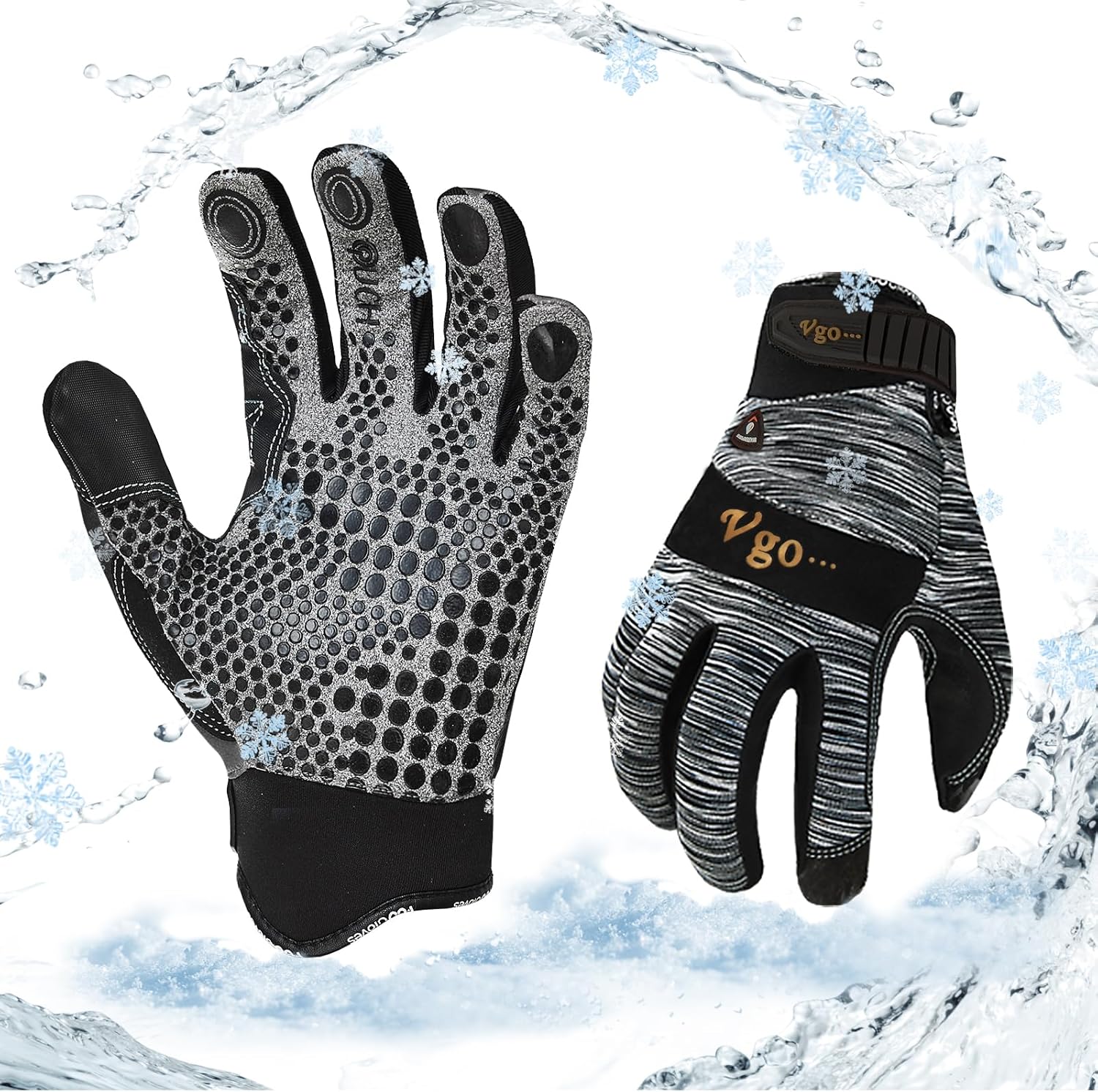 Warm & Lightweight Men's Winter Work Gloves