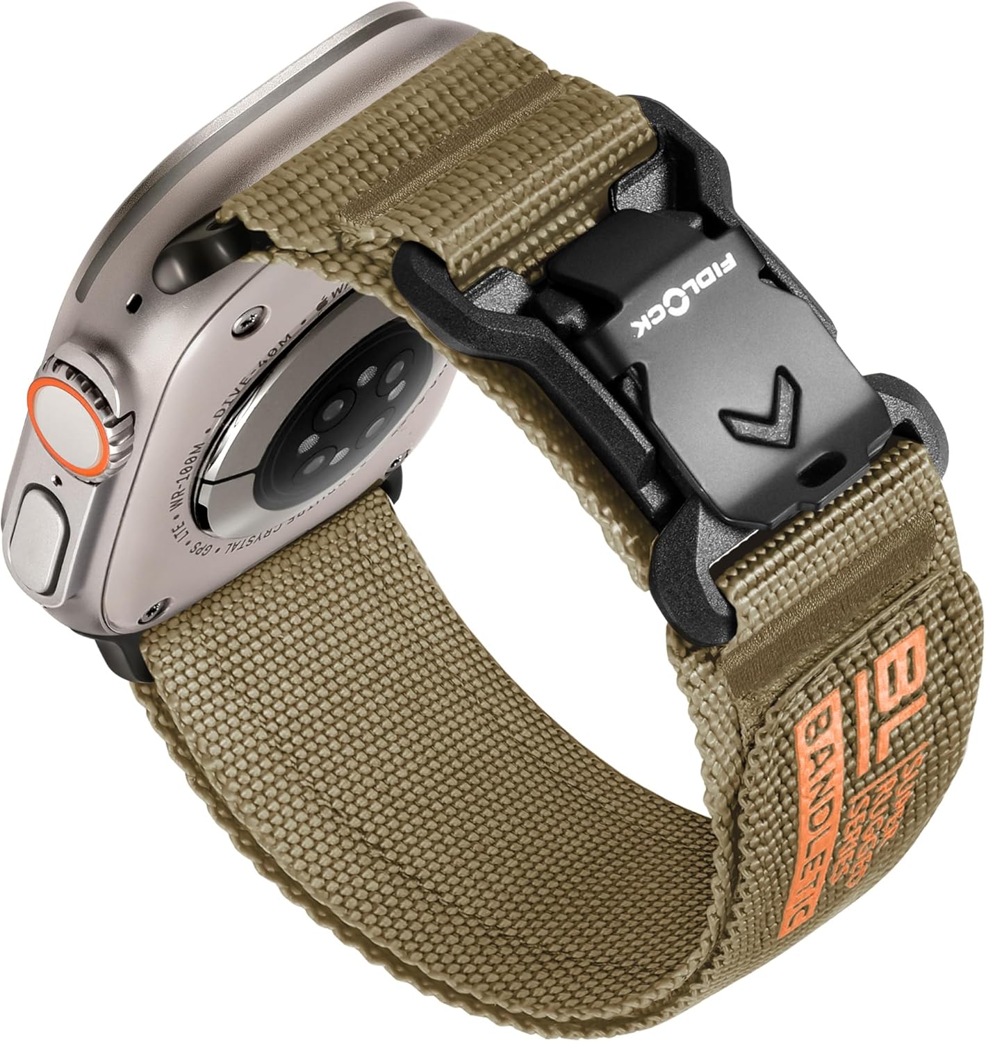 Compatible with Apple Watch Bands for Men - Nylon Sport Strap
