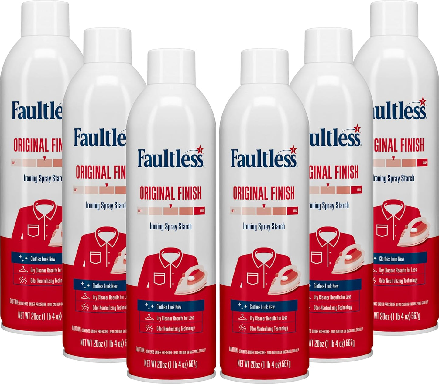 Faultless Laundry Starch Spray for Crisp, Wrinkle-Free Clothes