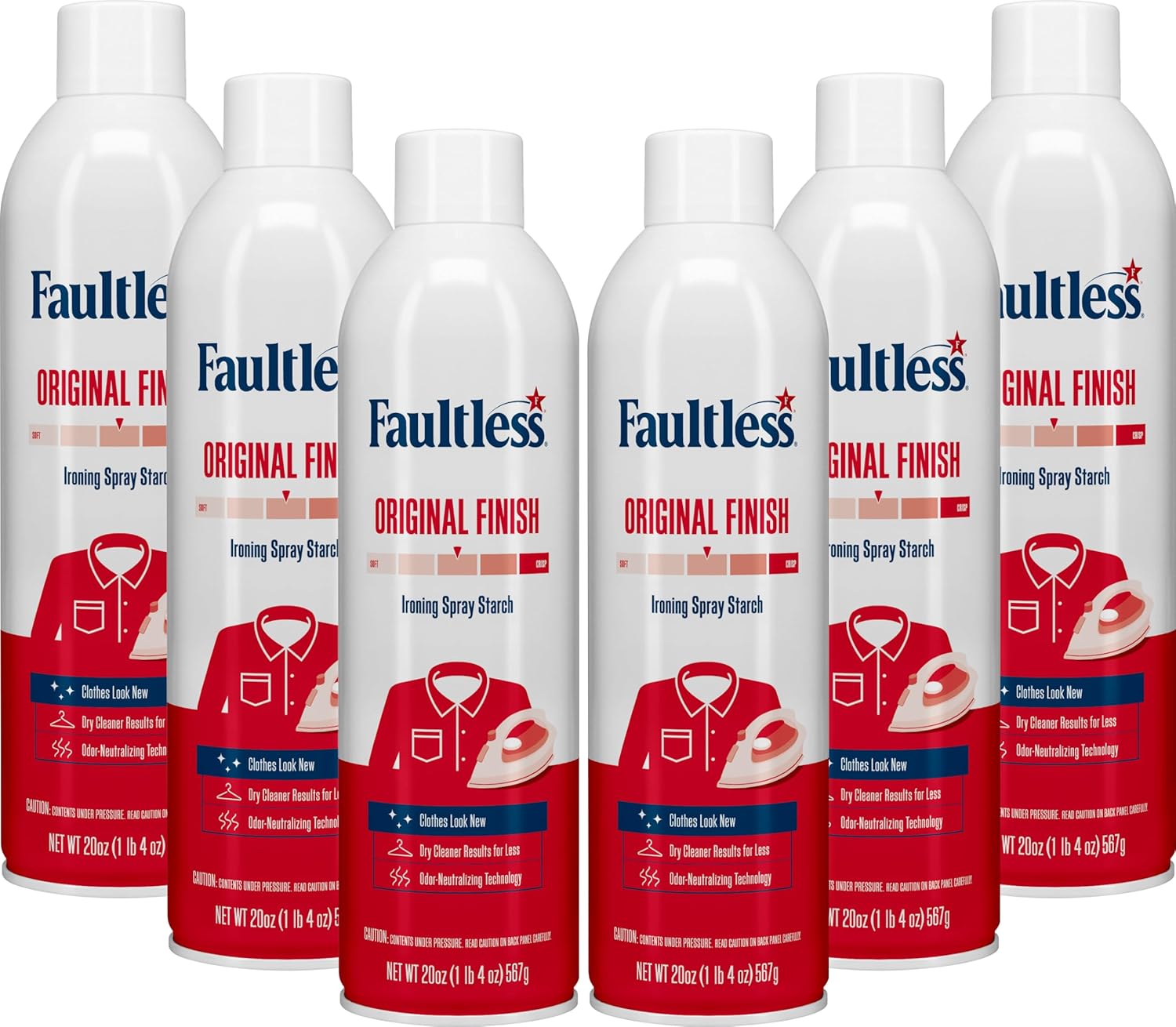 Faultless Laundry Starch Spray for Crisp, Wrinkle-Free Clothes