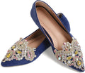Flats for Women Bling Rhinestone Pointed Ballet Flats - Comfortable