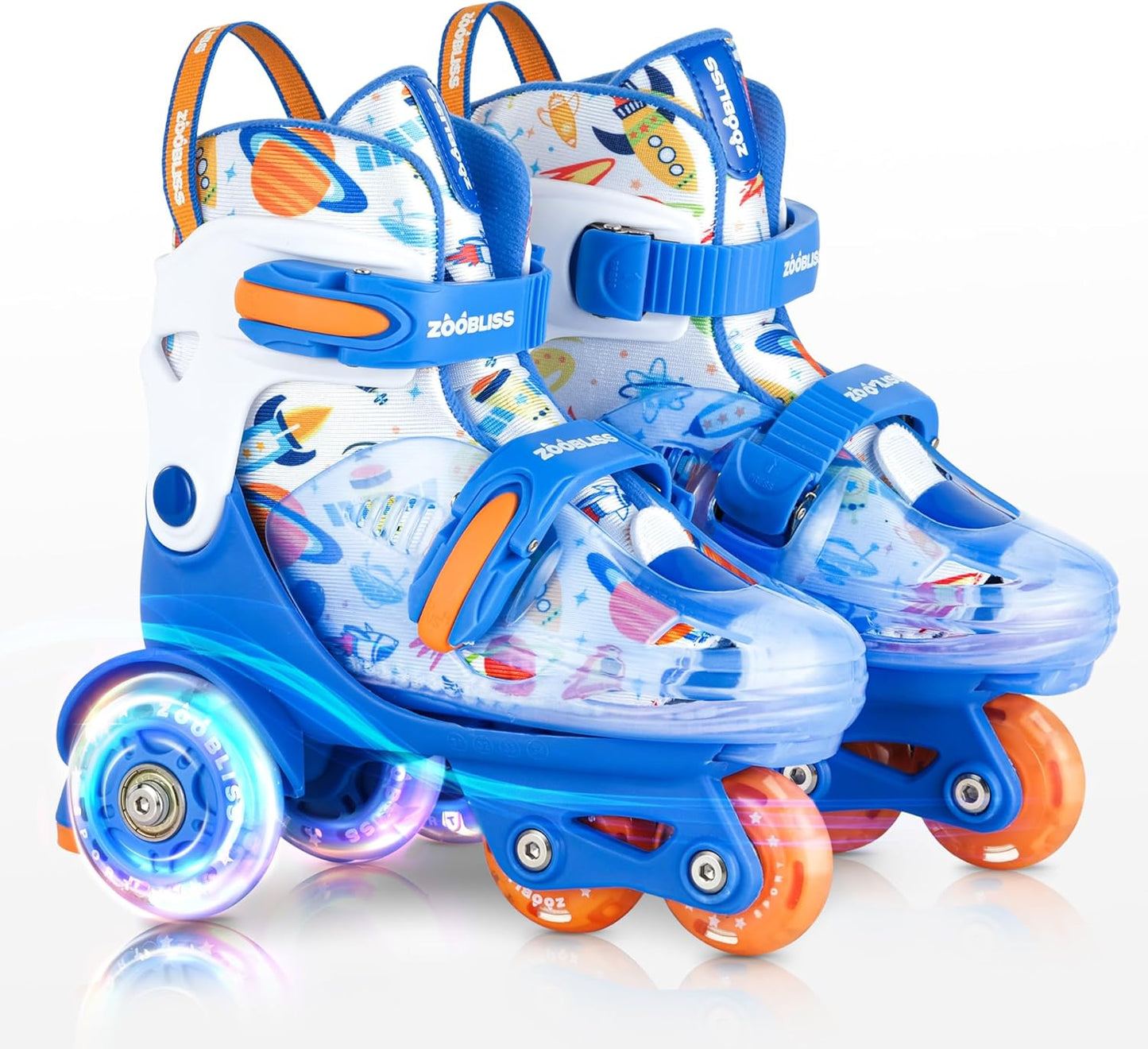 Kids Roller Skates for Beginners with Light-Up Wheels Fun