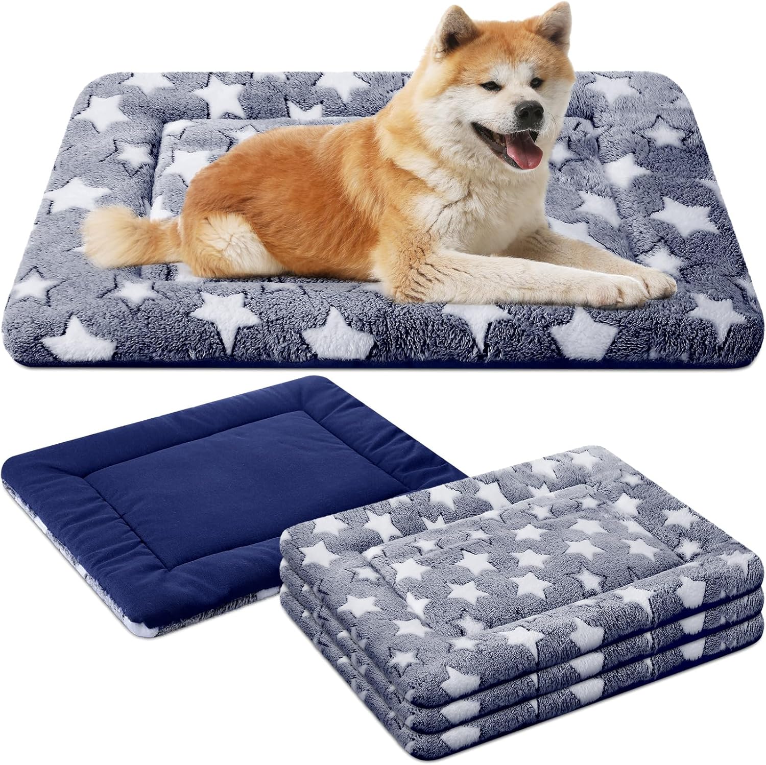 Ultra Soft Winter Dog Crate Pads for Small to Large Pets