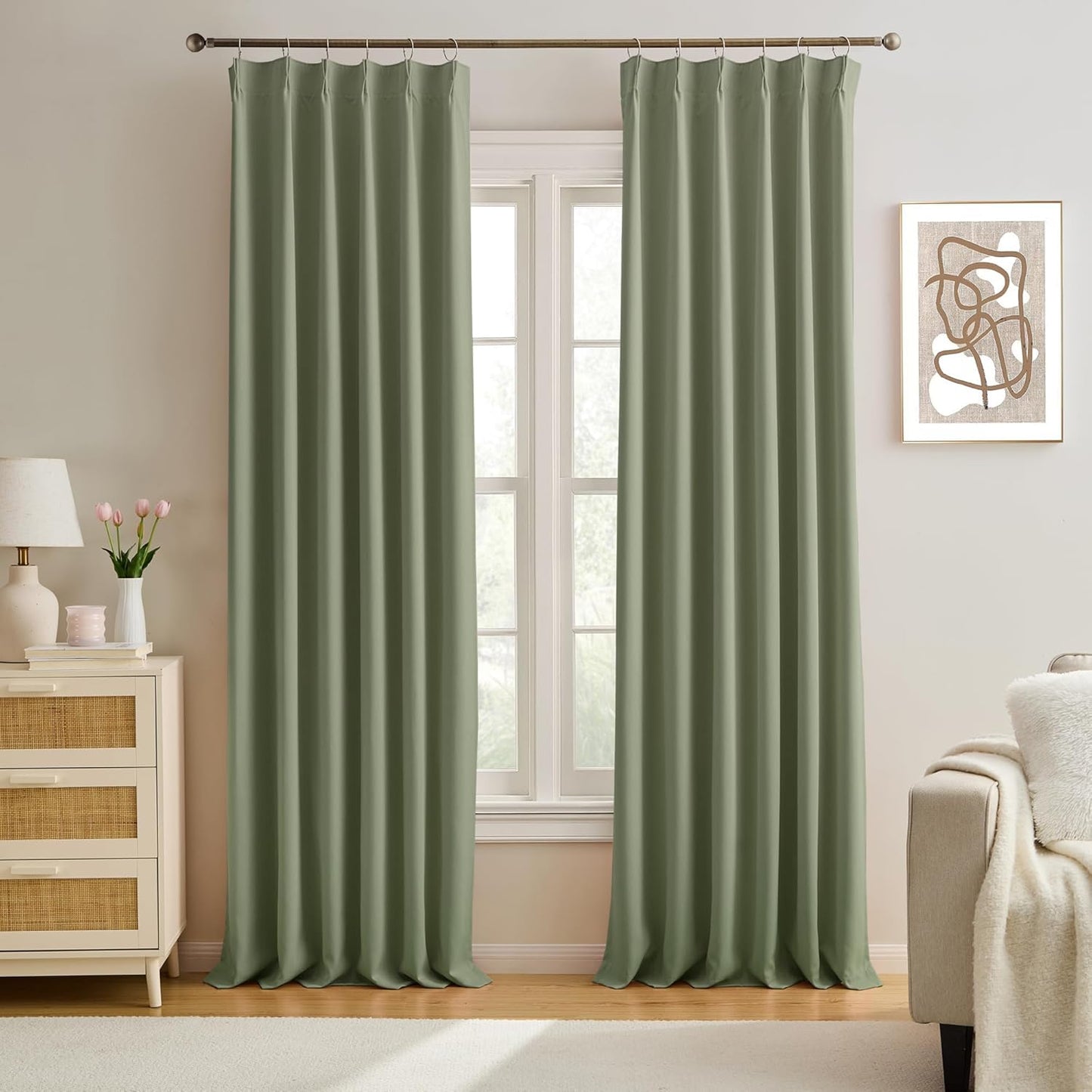 Blackout Curtains 92 Inches Long for Elegant Home Decor