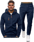 Hakjay Sweatsuits for Men 2 Piece Hoodie Jogging Tracksuit Set - Cozy