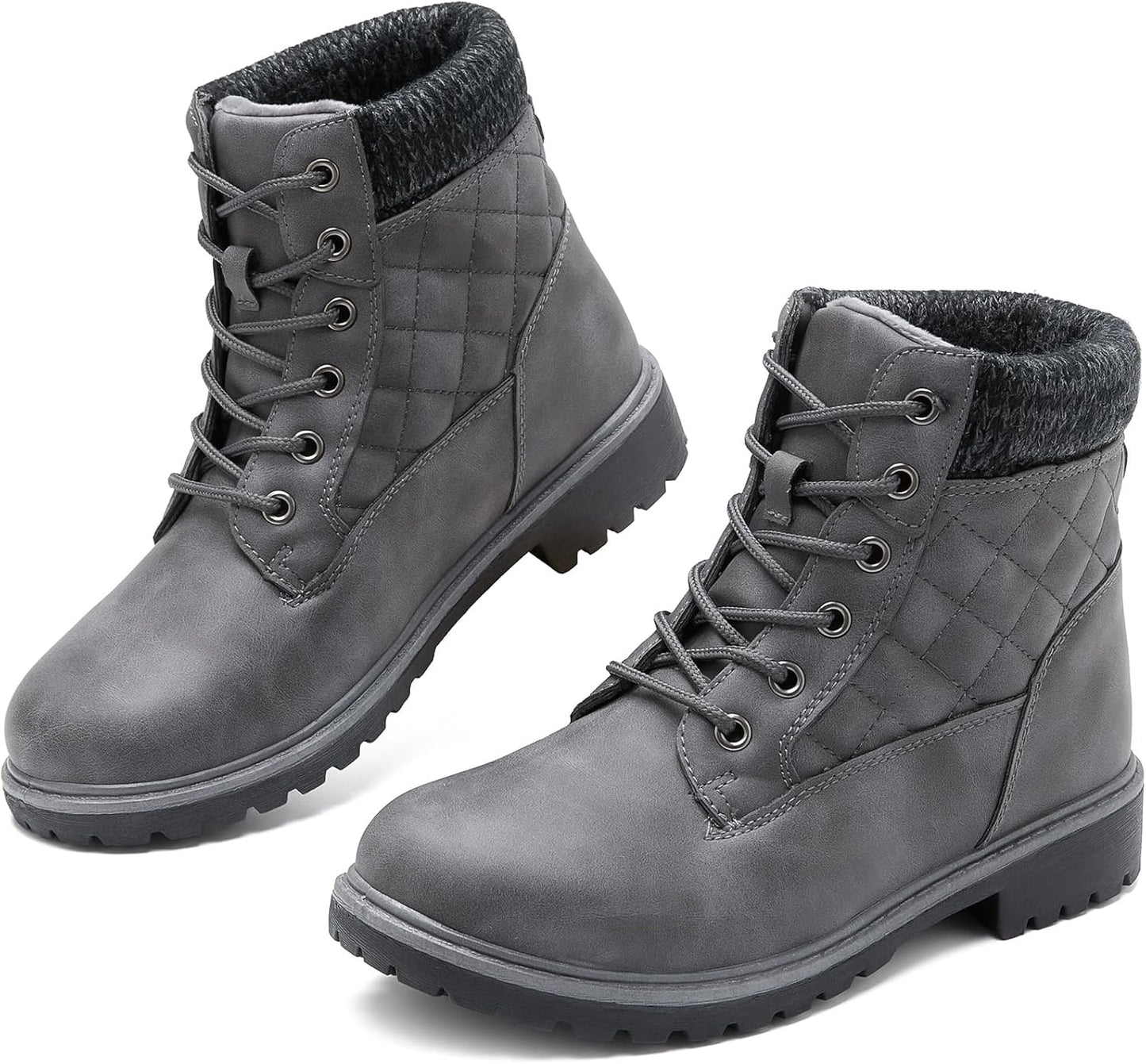 Adokoo Women's Waterproof Ankle Boots for Fall and Winter