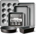 Country Kitchen Nonstick Stackable Bakeware Set - Durable 6-Pc