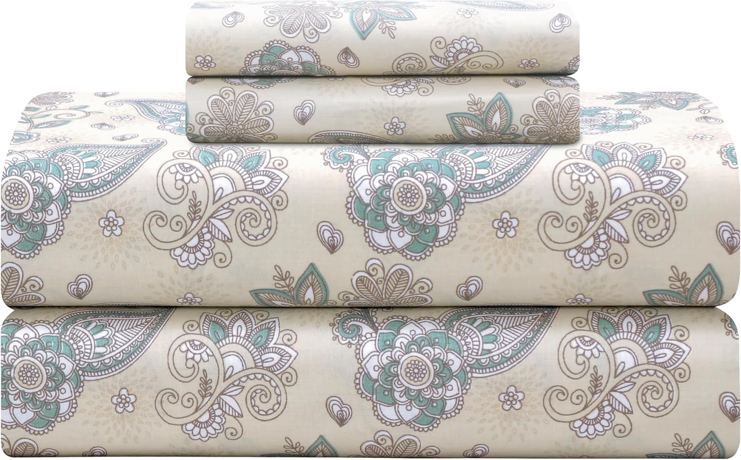 Softest 100% Cotton Sheets with Percale Weave for Comfort