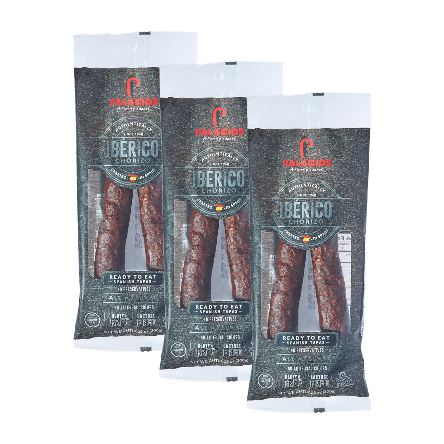 Authentic Spanish Chorizo - All Natural Iberico Smoked Sausage