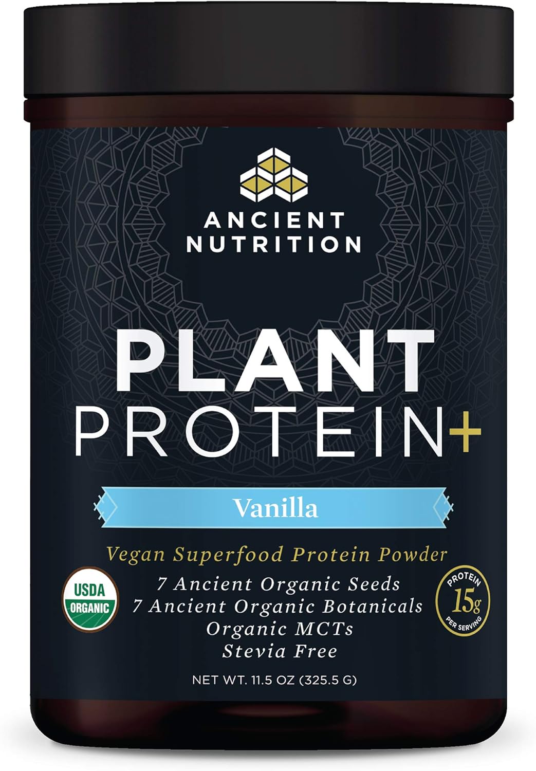 Organic Plant Protein Powder with Vanilla Flavor for Health