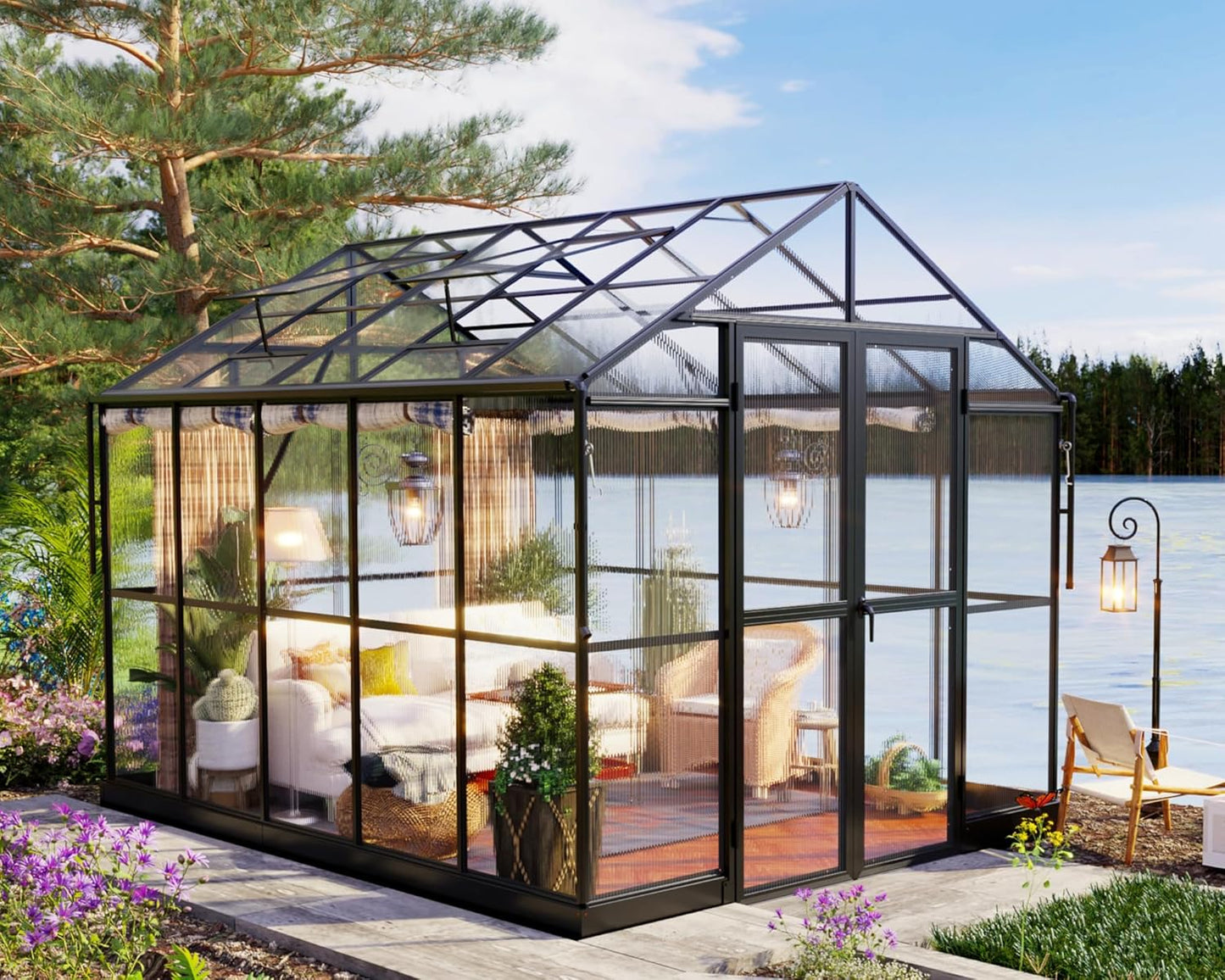 Jocisland Greenhouse: Ventilated, Spacious & Durable