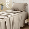Bamboo Cooling Twin Sheets Set for Hot Sleepers - Soft and Breathable