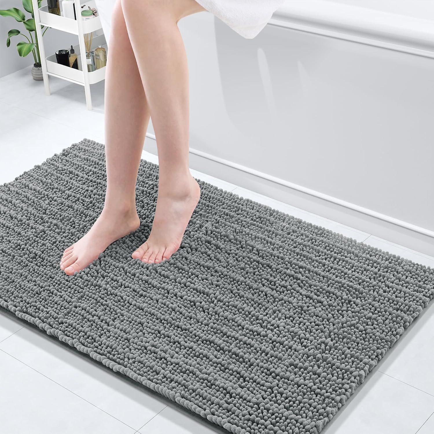 Arotive Luxury Chenille Bathroom Rug Mat for Ultimate Comfort